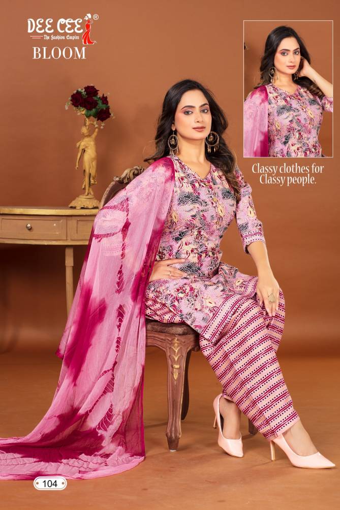 Bloom By Dee Cee Casual Wear Printed Cotton Readymade Suits Wholesale Shop In Surat